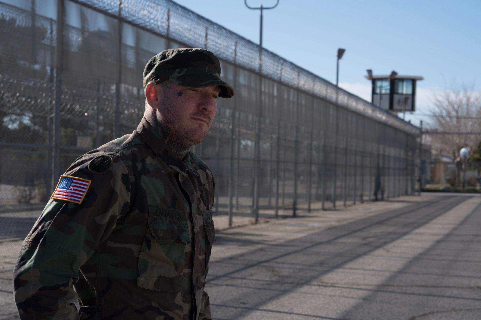  Artist Brandon Garic Notch playing a USA soldier in film 