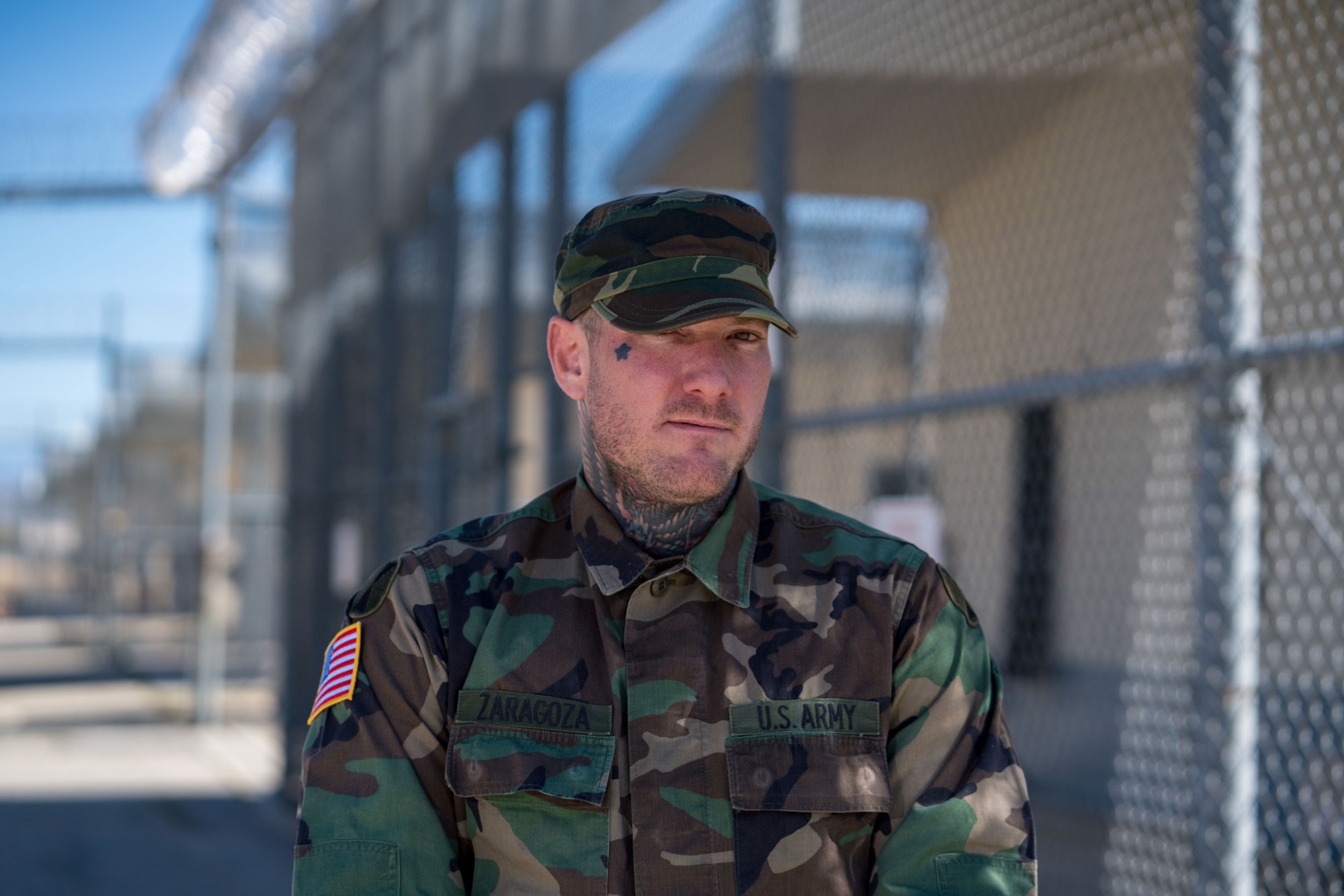  Artist Brandon Garic Notch playing a USA soldier in film 