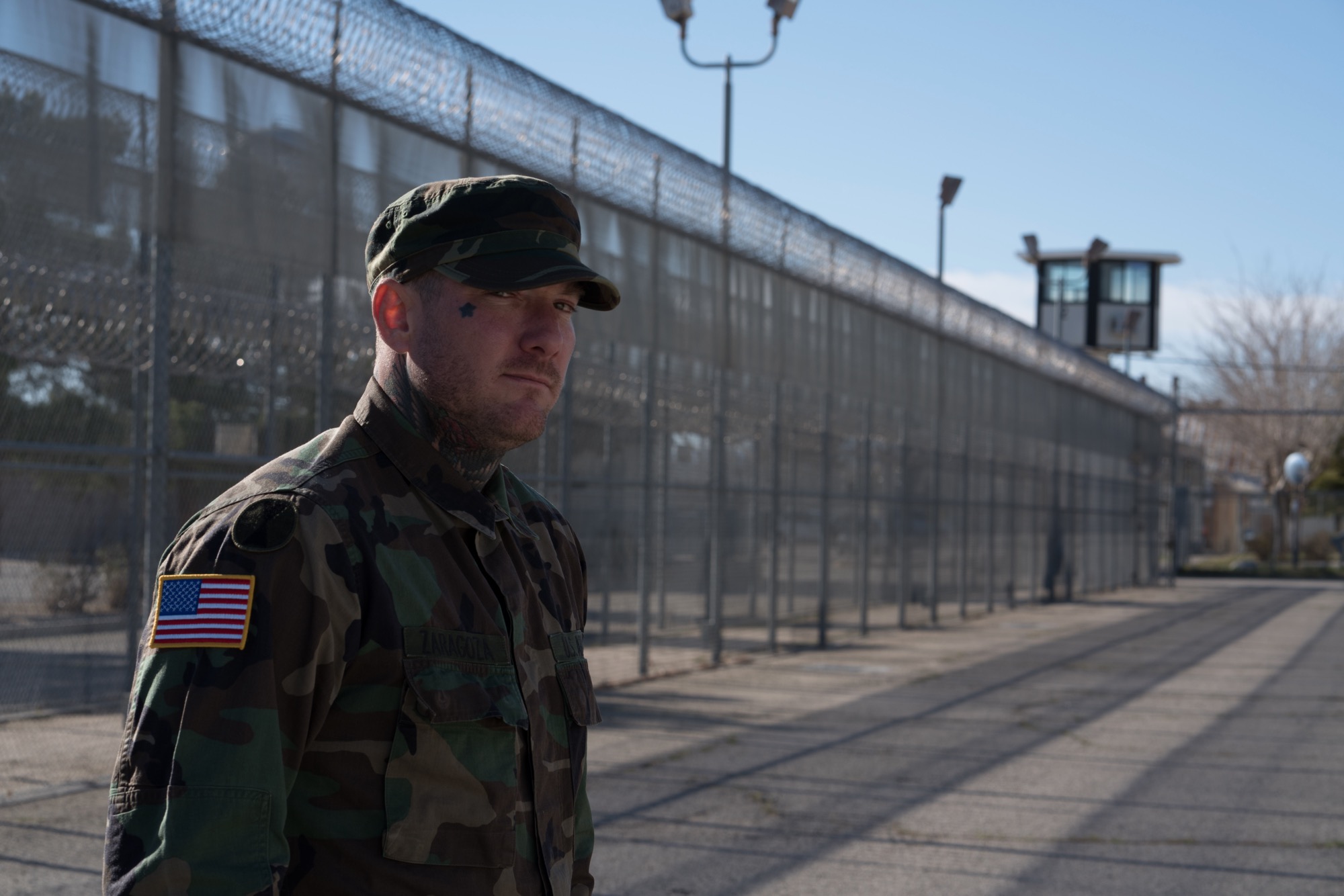  Artist Brandon Garic Notch playing a USA soldier in film 