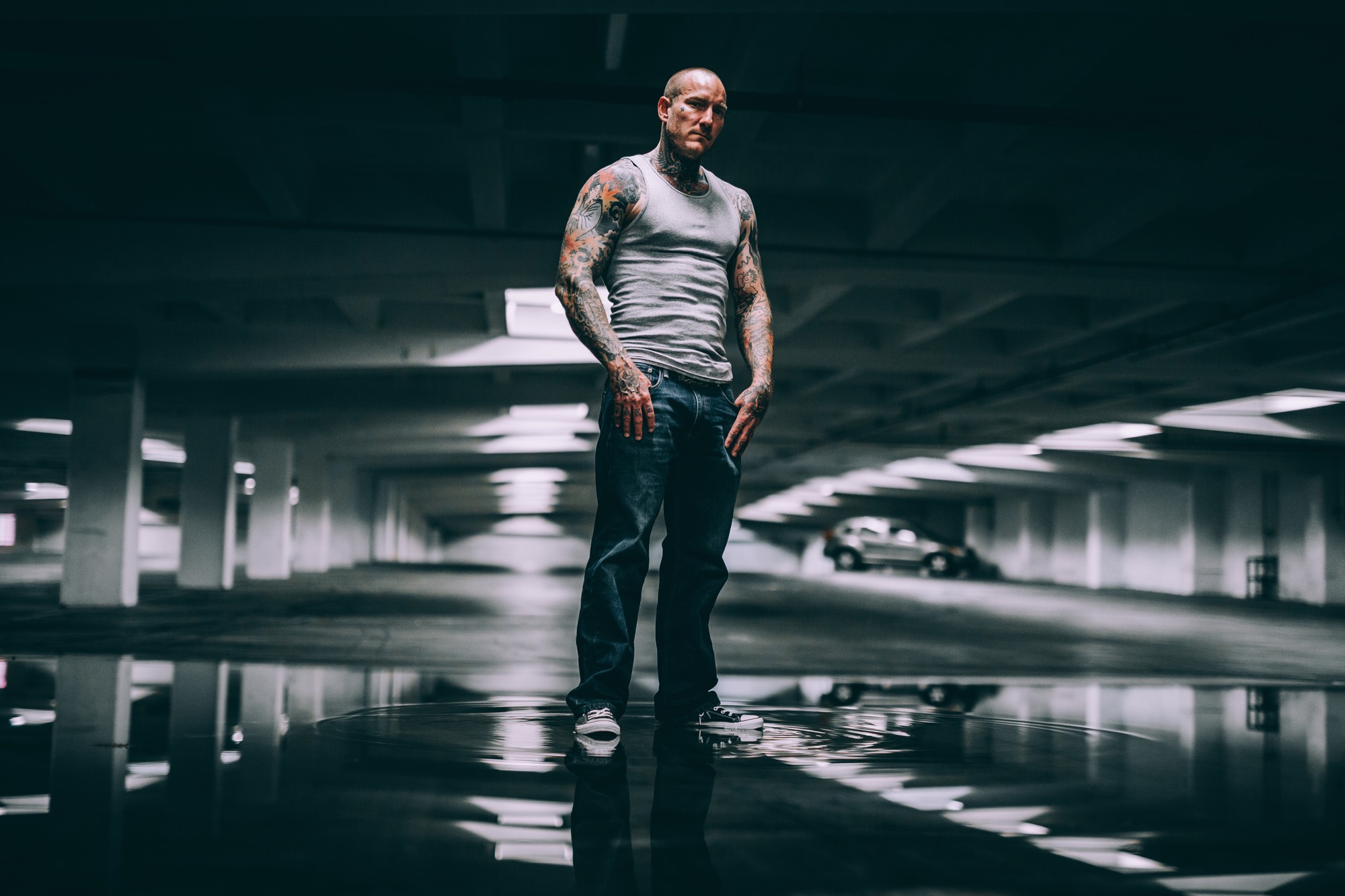 Actor Brandon Garic Notch artistic portrait